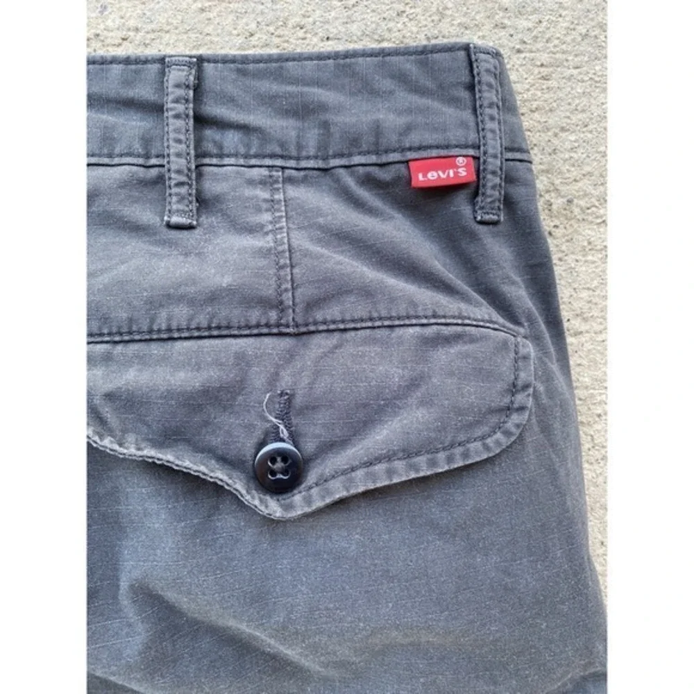 Levis Cargo Shorts Mens 38 Gray Ripstop Utility Pockets Outdoors Classic Style‎